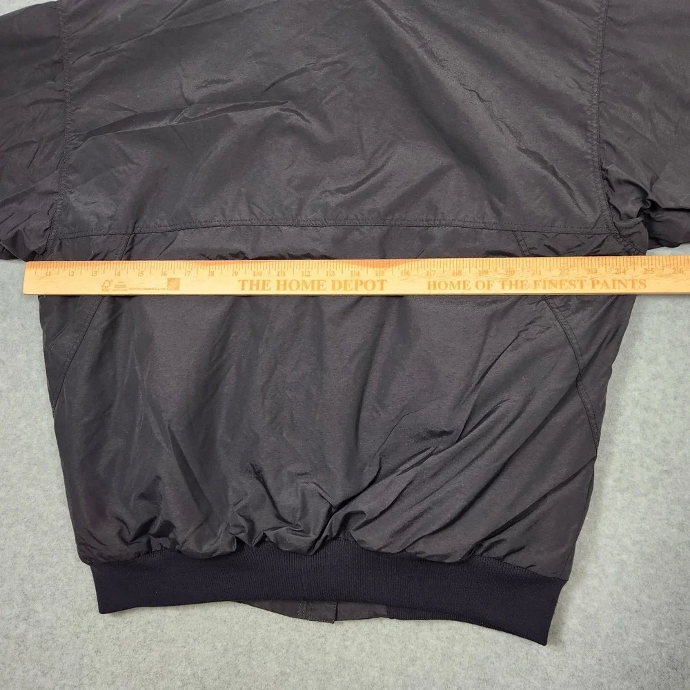 Vintage Patagonia Shelled Synchilla Large Black Bomber Jacket Fleece 90s 95 USA
